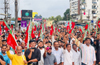 Bantwal: SDPI stages protest demanding SIT probe into Ashraf and Rahiman murders