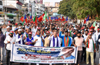 SDPI stages  protest ; demands justice to family of Dinesh Kanyadi