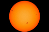 Sunspot as big as Earth visible without use of telescope