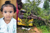 Bantwal: Tree falls on moving school bus, five-year-old girl killed; two children seriously injured