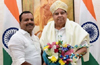 Speaker UT Khadar meets Vice President Jagdeep Dhankar in Delhi