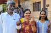Ministers Kota, Sunil Kumar, actor Rakshith Shetty, Udupi Bishop exercise their franchise