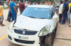 Out of control car hits many vehicles; accused escape