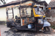 Man arrested for hurling stones at neighbours house, setting afire auto
