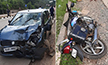 Bike Rider Killed, Wife Seriously Injured in Car Collision at Uppinangady