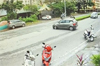 Udupi: Biker seriously injured in head-on collision with car near Manipal DC office