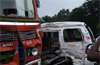 4 members of family die as car-gas tanker collide near Brahmarakootlu