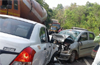 Nelyady : Five injured in collision between two cars