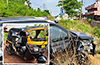 Car and Autorickshaw Collide Near Konaje; Injuries Reported