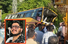 College Bus Overturns at Natekal; Infosys Employee Killed, Several Students Injured