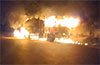 Belthangady: Maize-laden truck gutted in fire at Charmadi Ghat, three escape unhurt