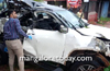 1 dead, 2 injured as car rams into tipper, tree at Hosabettu