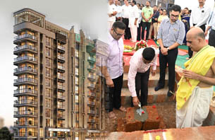 In-land Group performs the Bhoomi Pooja for Inland Euphoria at Arya Samaj Road, Balmatta