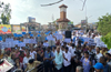 Massive protest held in Mangaluru condemning the violence in Manipur