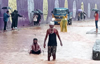 Heavy rain inundates road, traffic hit for hours in Pumpwell