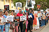 Animal Lovers Protest in Mangaluru Seeking Protection of Street Dogs’ Rights