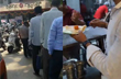 Long queues outside Bengaluru hotel for free Benne Dosa, Ghee Laddu on polling day, Watch