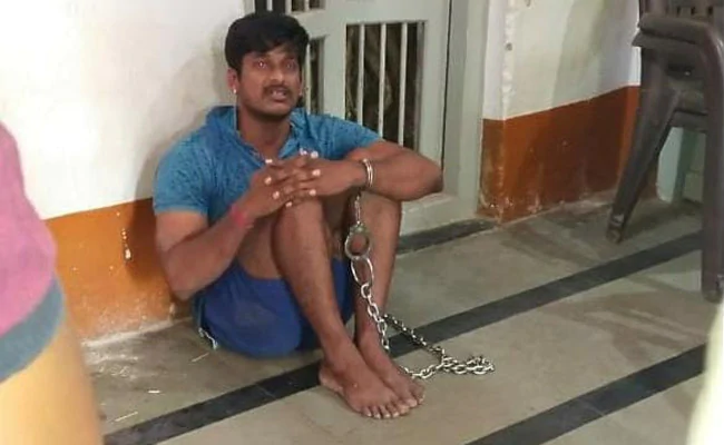 Bengaluru: CRPF Commando chained at police station for allegedly not wearing mask