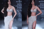 Disha Patani goes bold in bralette, thigh-high slit skirt at ICW, video goes viral
