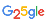 Googles 25th Birthday marked with a quirky doodle