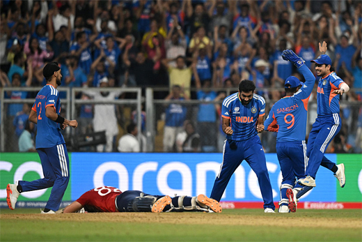 India beat England by 7 runs, enter ICC Men’s T20 Cricket World Cup final