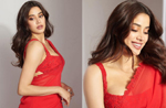 Janhvi Kapoor is oh-so-gorgeous in red saree for Mili trailer launch, see pics