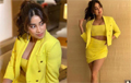 Janhvi Kapoor in a sunny yellow skirt suit is literally all the sunshine we need
