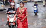 Kerala bride walks on road full of potholes for photoshoot, video goes viral
