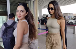 Kiara Advani amps up her airport look in brown outfit, fans shower love; watch