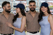 Anushka Sharma adopts a summer-loving look in blue linen dress with Virat Kohli