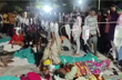 Saline bottles hung from rope as patients treated outside Maharashtra hospital