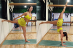 Malaika Arora flaunts her fitness as she performs handstand with utmost ease, watch
