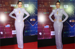 Malaika Arora looks stunning in a sparkling lavender fitted gown
