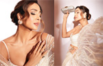 Malaika Arora impresses netizens with her latest look in white sheer saree