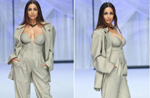 Malaika Arora in an oversized grey corset pantsuit is just how this showstopper rolls
