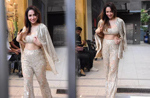 Malaika Arora turns heads in a stunning sequin pantsuit and minimal makeup