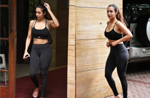 Malaika Arora spotted in sexy black athleisure amidst heavy rain, see pics