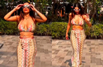 Malaika Aroras multicoloured co-ord set was the most stylish part of her birthday trip to Dubai