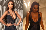 Malaika Arora looks drop dead gorgeous in sexy plunging black outfit