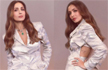 Malaika Arora sizzles in backless blazer and shimmery pants. See pics