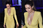 Malaika Arora sends Internet wild as she flaunts her sexy cleavage in extreme plunging gown, watch