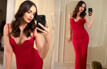 Manushi Chhillar serves date night goals in a red gown, see pics