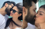 Mouni Roy kisses Suraj Nambiar, shares mushy pics with husband on his birthday, take a look