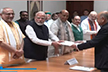 NDA’s Vice President candidate CP Radhakrishnan files nomination, accompanied by PM Modi