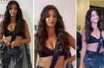 Nora Fatehi sizzles in sexy saree at Manish Malhotra’s show, Watch