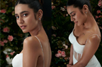 Priya Prakash Varrier shines in white sleeveless corset dress, see pics