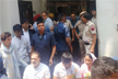 Rahul Gandhi stages dharna over FIR denial in pellet injury case
