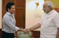 Sachin meets PM Modi, says will adopt a village