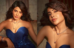 Samantha Ruth Prabhu flaunts cleavage in a hot blue off-shoulder outfit, see pics