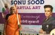 Sonu Sood keeps his promise to Pune’s ’Warrior Aaji’, opens martial arts training 
